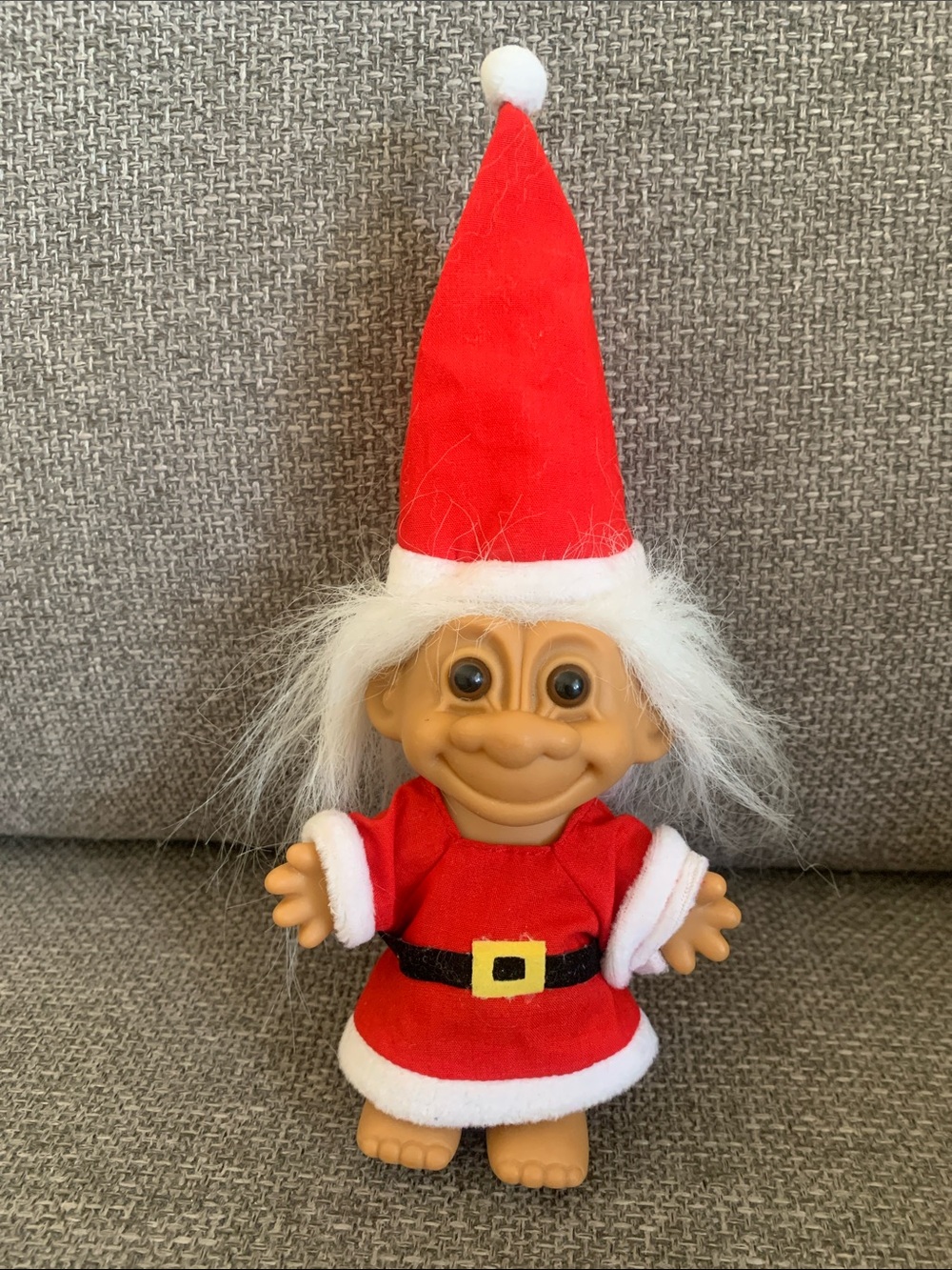 Vintage Russ Santa Troll Doll 5”